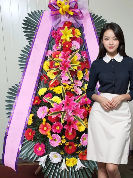 엘타워 3단화환 기본형