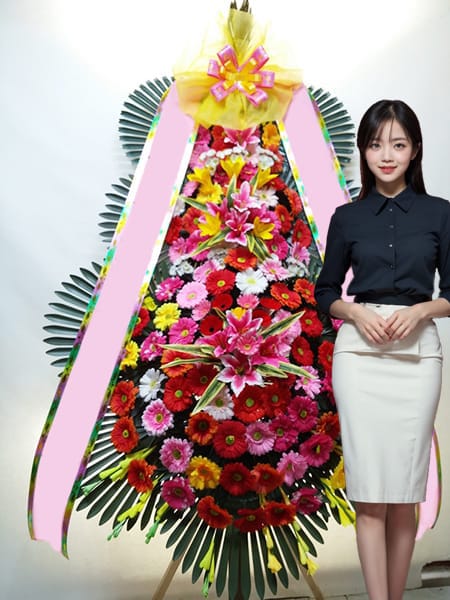 엘타워 3단화환 고급형
